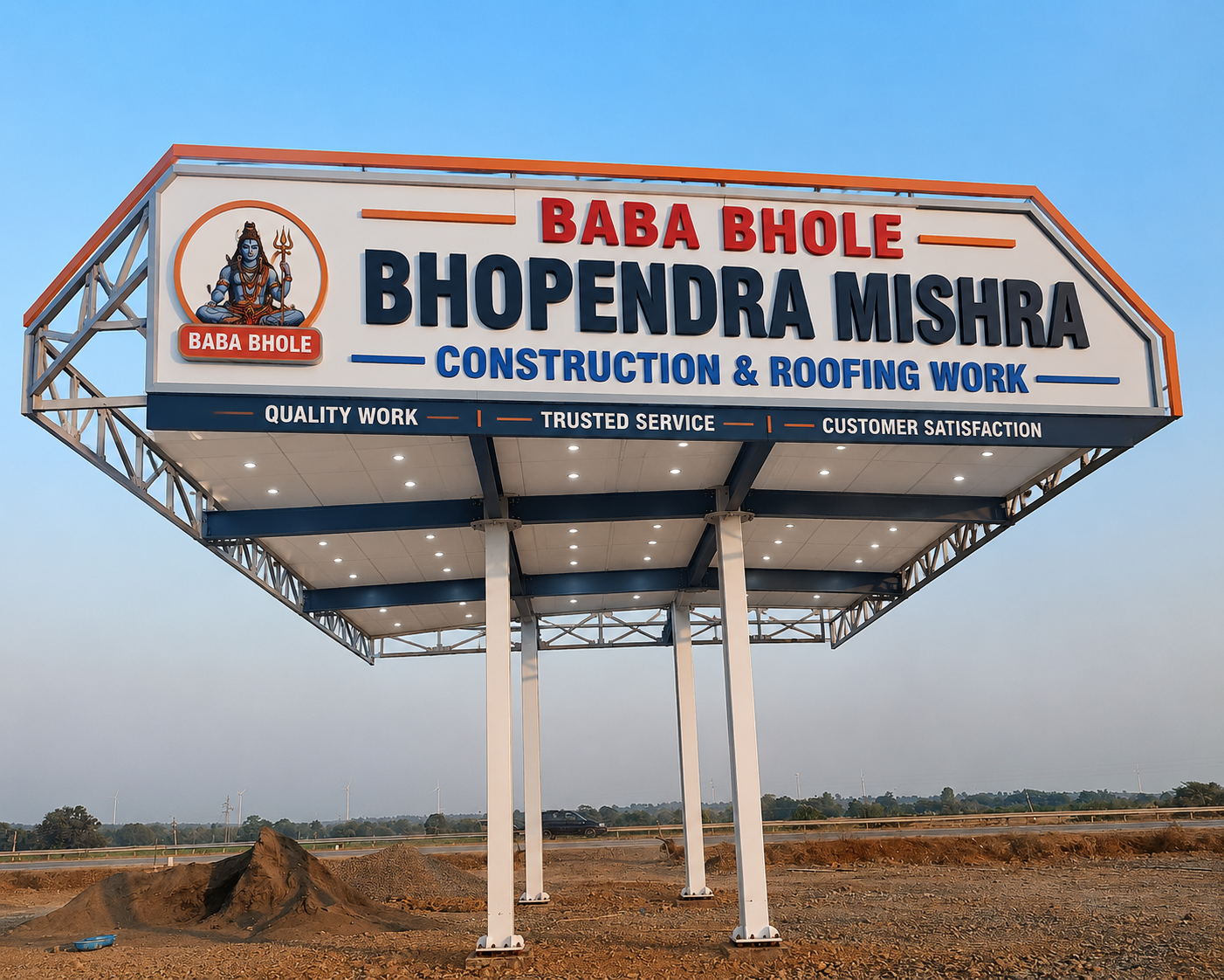 Baba Bhole Bhopendra Mishra Construction